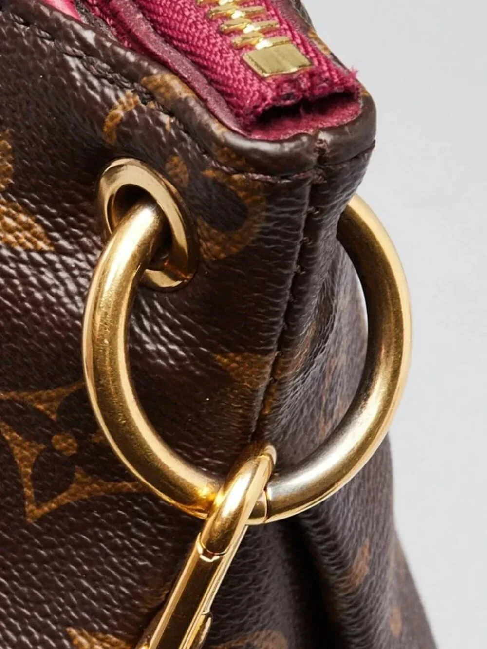 Louis Vuitton Aurore Monogram Canvas Pallas Bag